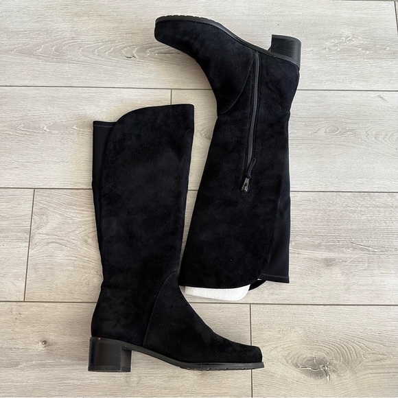 Stuart Weitzman Shoes - NIB Stuart Weitzman Black Suede Knee High Boots Women's 8